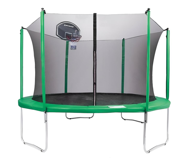 Tesoro Trampolina ogrodowa dla dzieci 252 cm zielona - 1038644 - zdjęcie